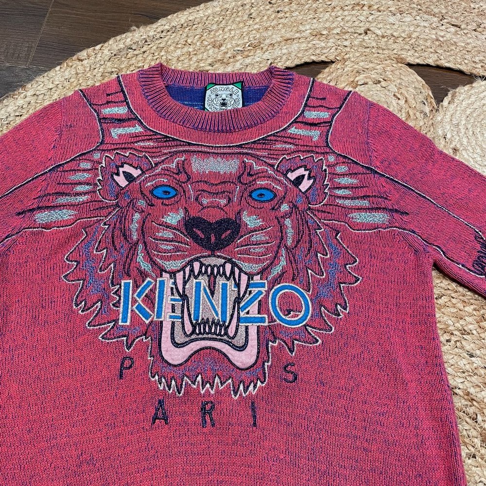 Kenzo tiger knit sweater